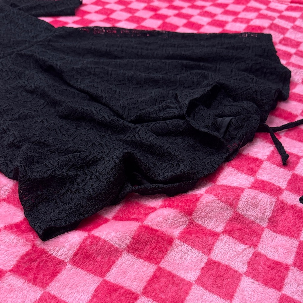 love, Fire Black Women’s Elegant Textured Dress - Picture 4 of 5